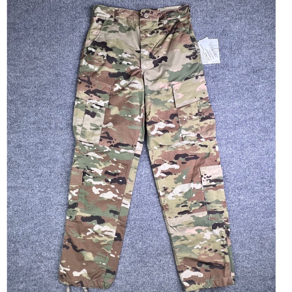 Military Trousers Combat Men Small Regular Camo OCP Multicam Cargo Pants